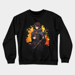 Fantasy RPG Game Anime Character - Anime Shirt Crewneck Sweatshirt